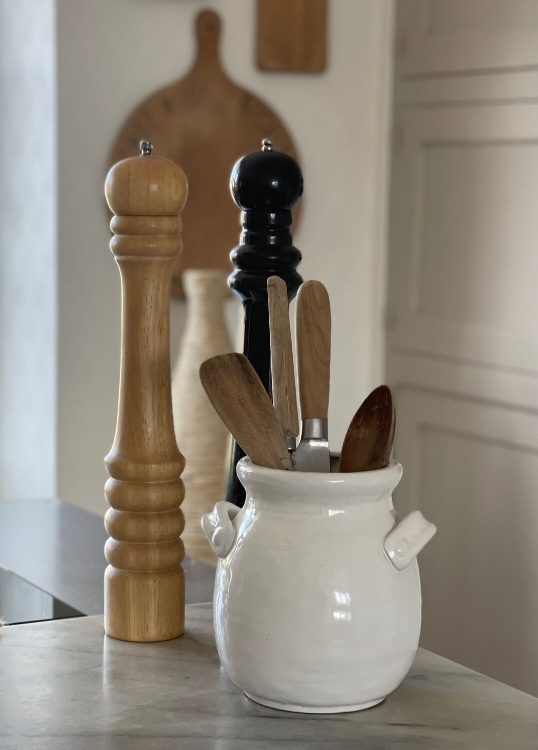 Glazed terracotta pot