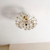 Ceiling flowers in murano glass and brass