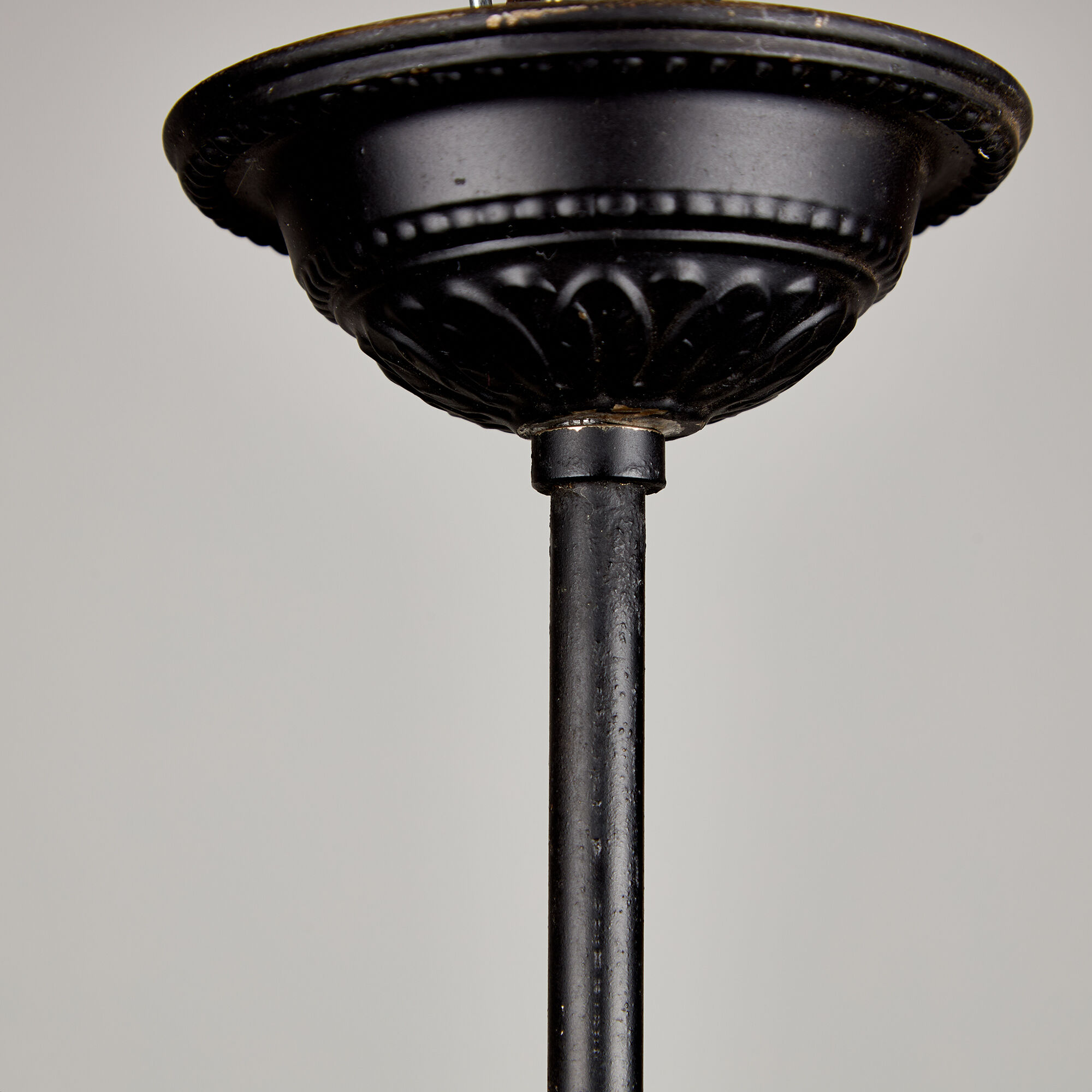 Lustre en métal et verre