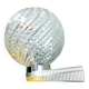 Mid Century clear glass si wall sconce lamp