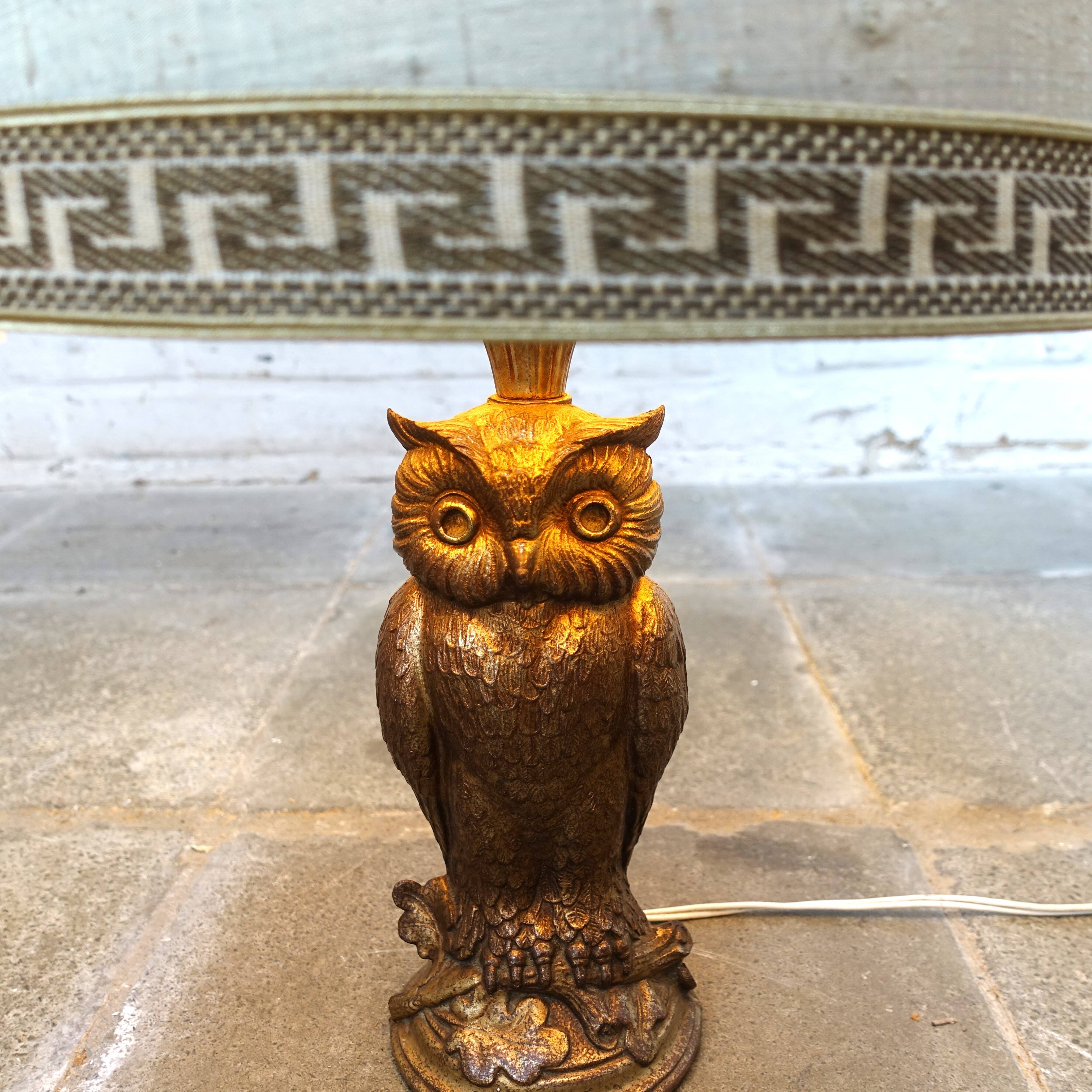 Deknudt owl lamp