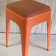 Vintage orange stool by Ami (France) - 1960s/70s
