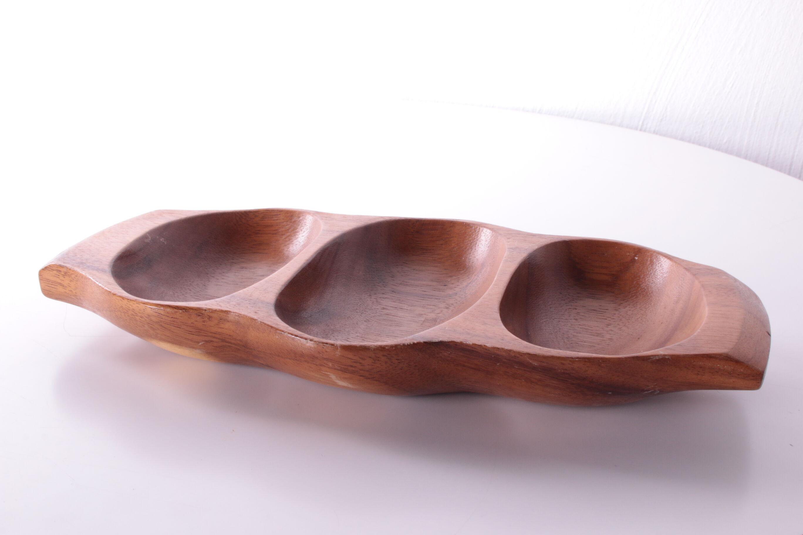 Vintage teak drink bowl 1960s german