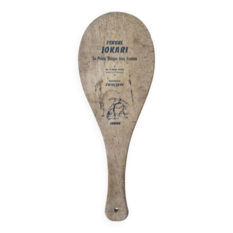 Old Jokari junior wooden racket made in France vintage sport