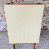 High chest of drawers with 5 drawers, Scandinavian style, circa 60's