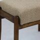 Vintage Beige boucle Stool by Homa, 1970s