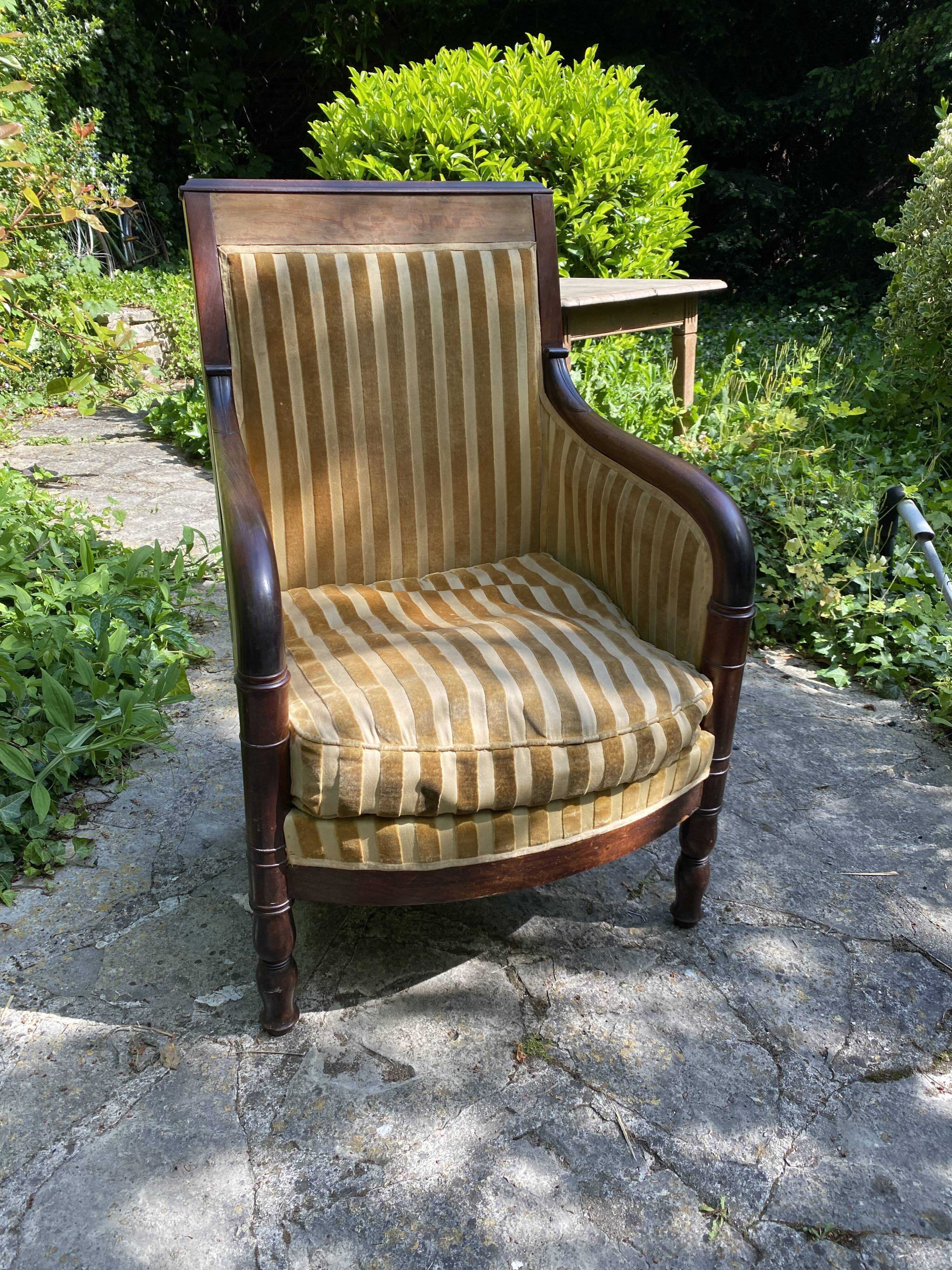Armchair Bergère Empire early nineteenth