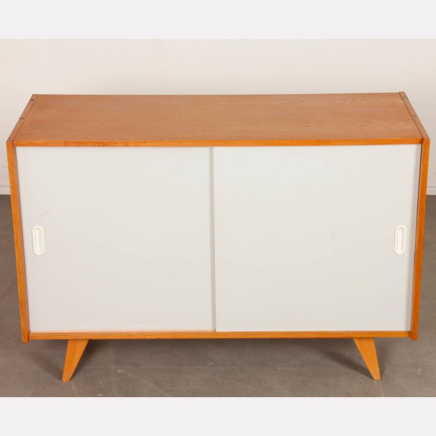 Vintage oak chest of drawers by Jiri Jiroutek, model U-452, 1960s