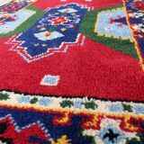 Vintage carpet French Handmade soap 117cm x 174cm 1950s