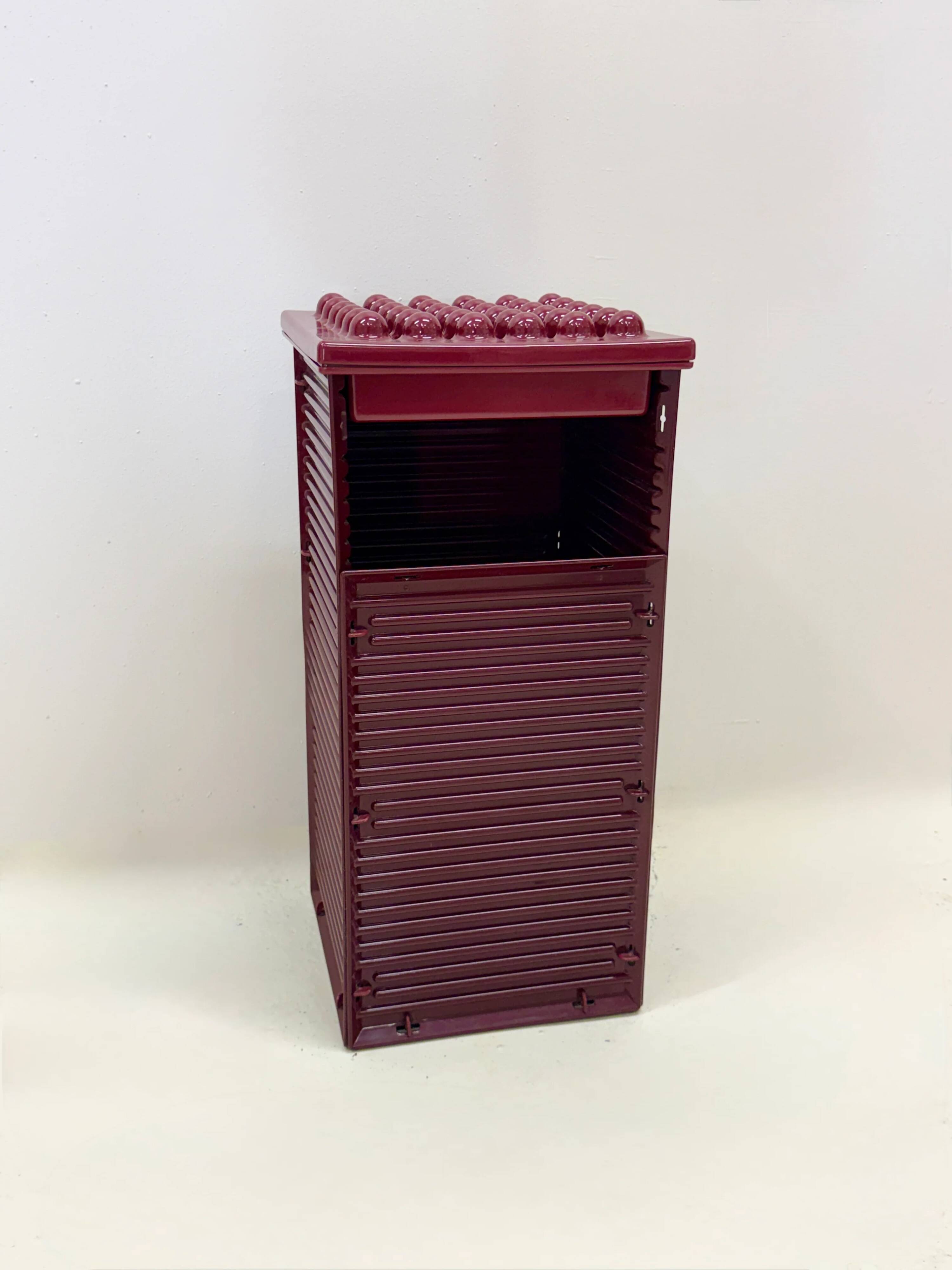 Ashtray bin "Sistema 45" — Ettore Sottsass, Italy, 1970