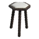 Tabouret tripode catalan, espagnol en pin massif
