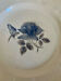 Digoin Sarguemines dish old blue flowers
