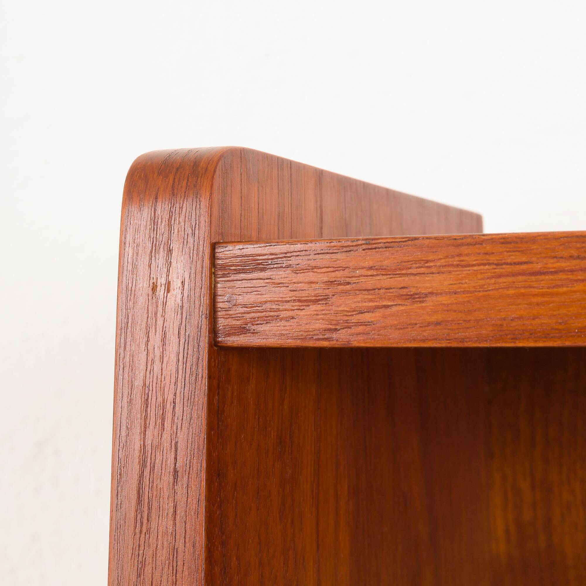 Johannes Sorth teak bookcase, Bornholm, Denmark 1960