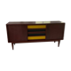 Scandinavian modernist teak sideboard with 4 drawers
