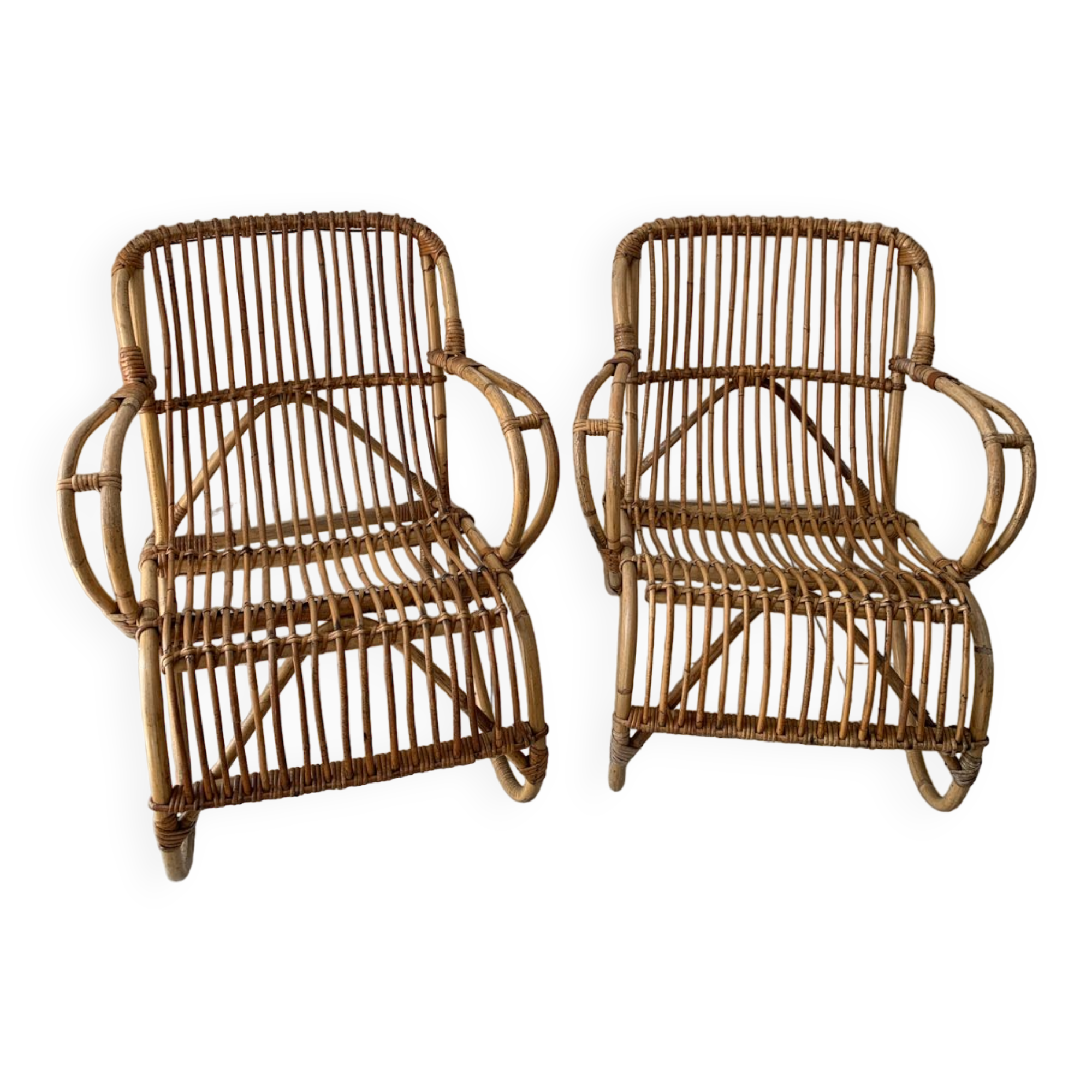Pair of vintage armchairs