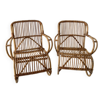 Pair of vintage armchairs