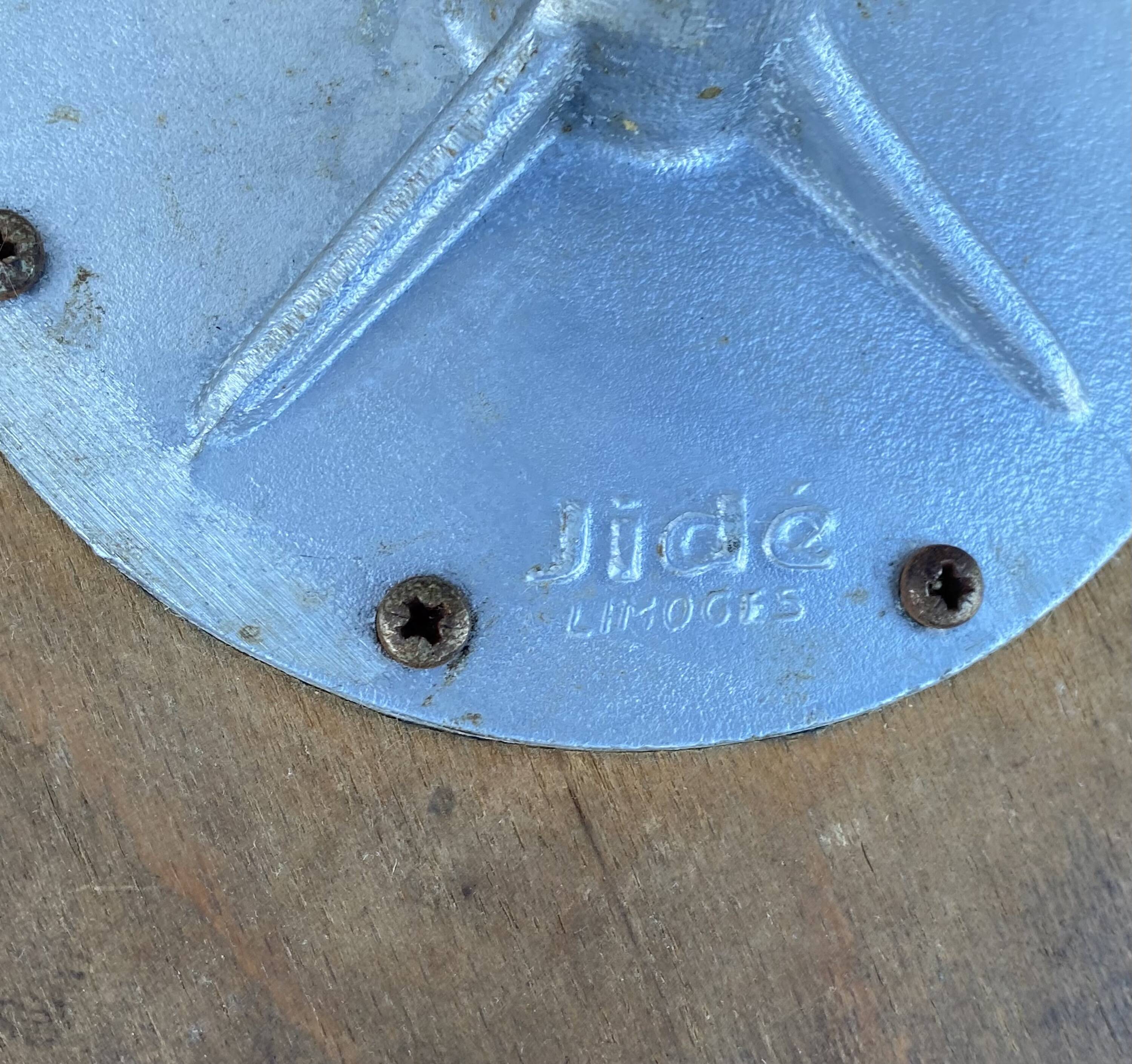 Vintage 1960s JIDÉ workshop stool with adjustable height