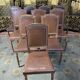 10 chaises louis XVI assise cuir