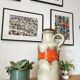 Vase haut céramique