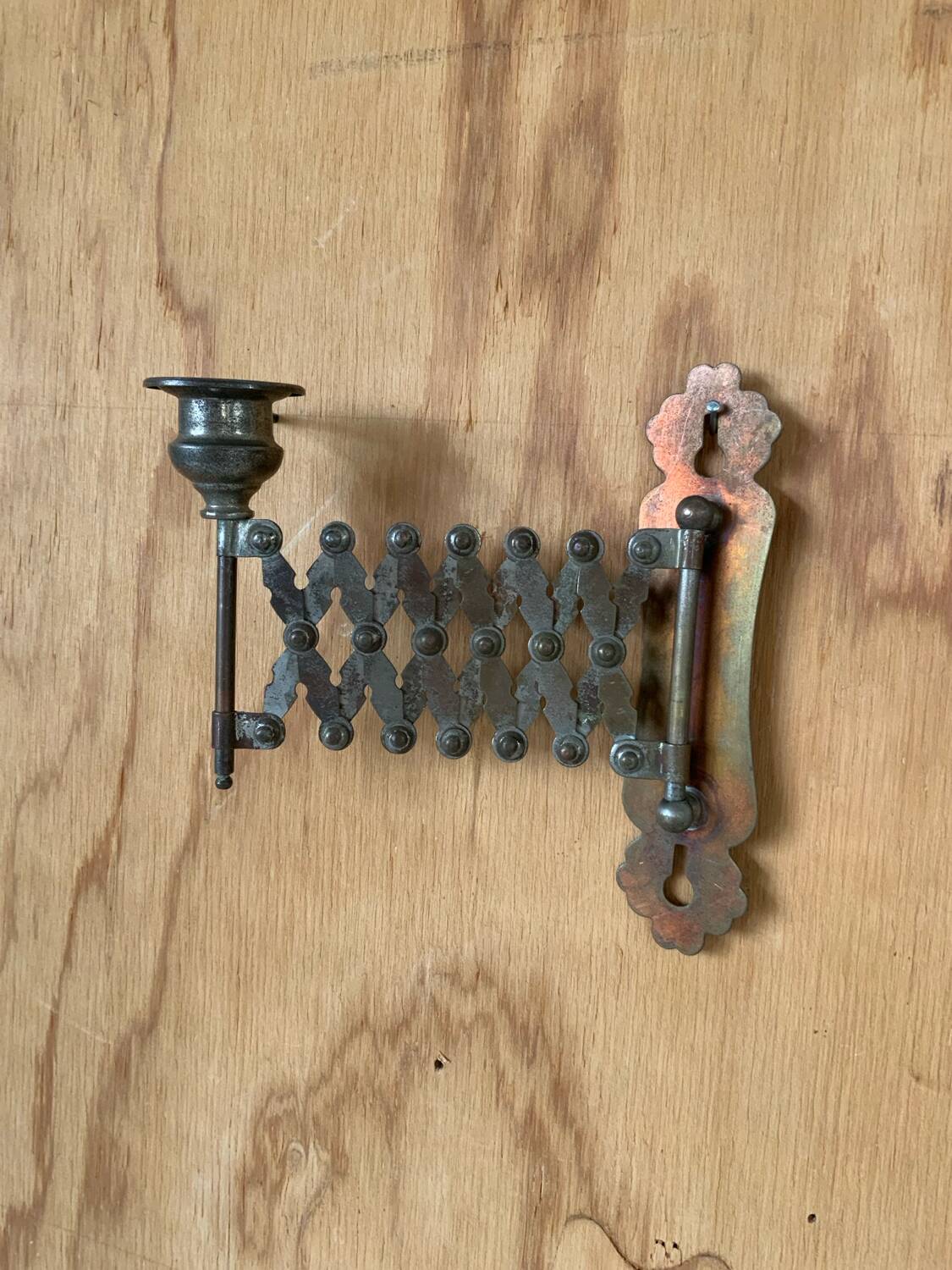 Old wall candle holder