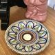 Decorative ceramic plate matte Sanguino Spain