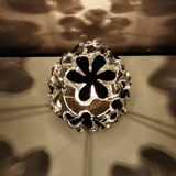 Table lamp with glass flowers, 80