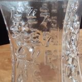 Old carafe in cut glass