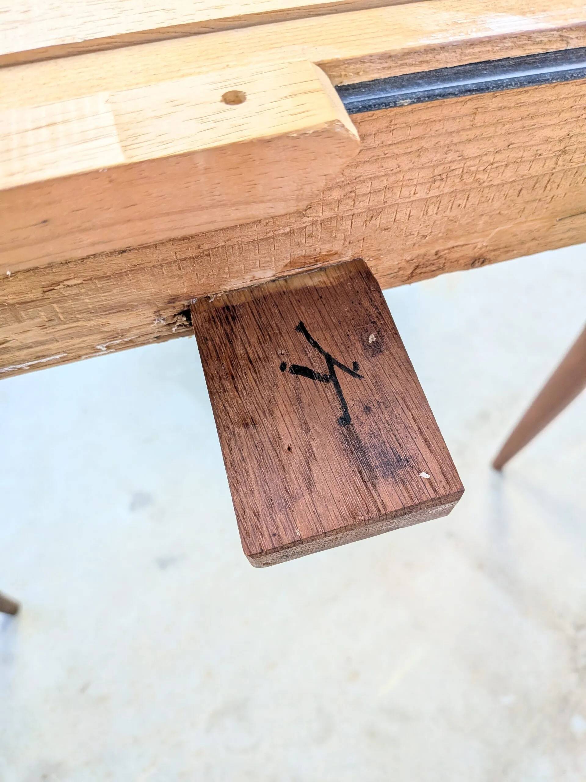 Round extendable wooden dining table