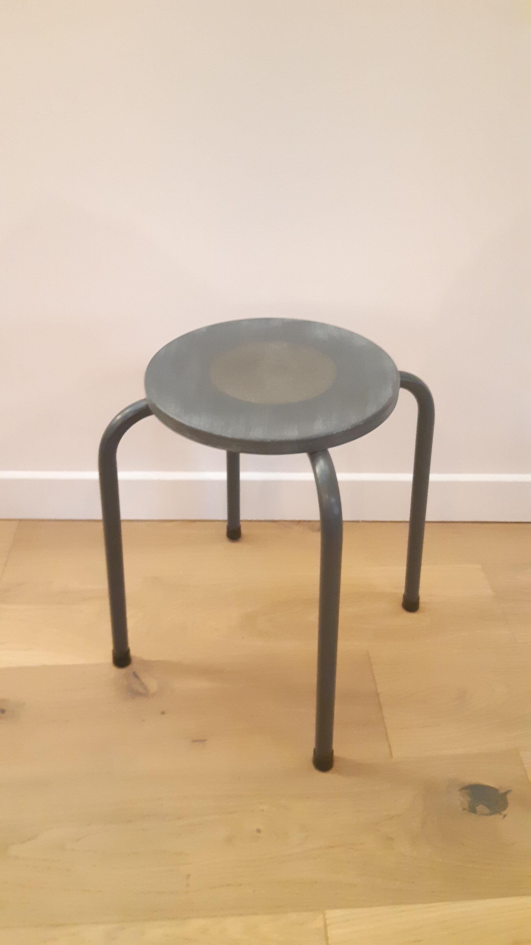 Former renovated school stool