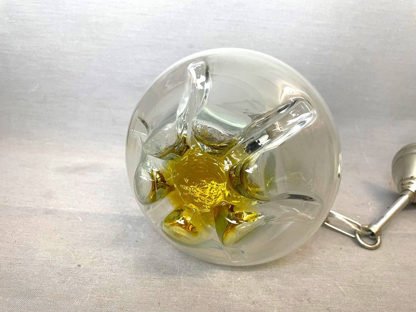 Italian Art Glass hanging lamp 1960s