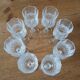 8 crystal stemmed glasses