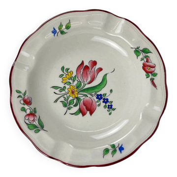 Ashtray, street lamp model by KG Lunéville, tulip pattern.