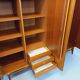 Vintage Scandinavian teak wardrobe from the 1960s.