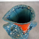 Fat Lava Vallauris ceramic vase 50s