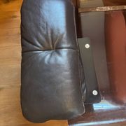 Marsala leather sofa Ligne Roset by Michel Ducaroy