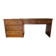 Vintage cane rattan desk with a large top and 5 drawers - 1960s/70s.