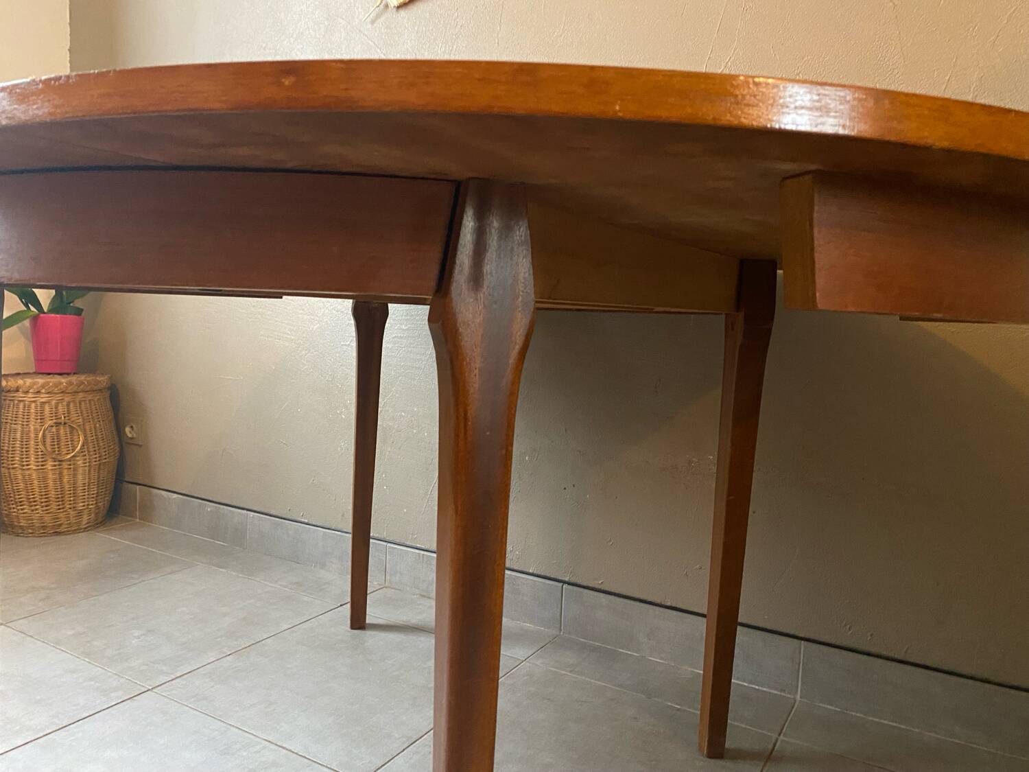 Vintage round table from the 60s