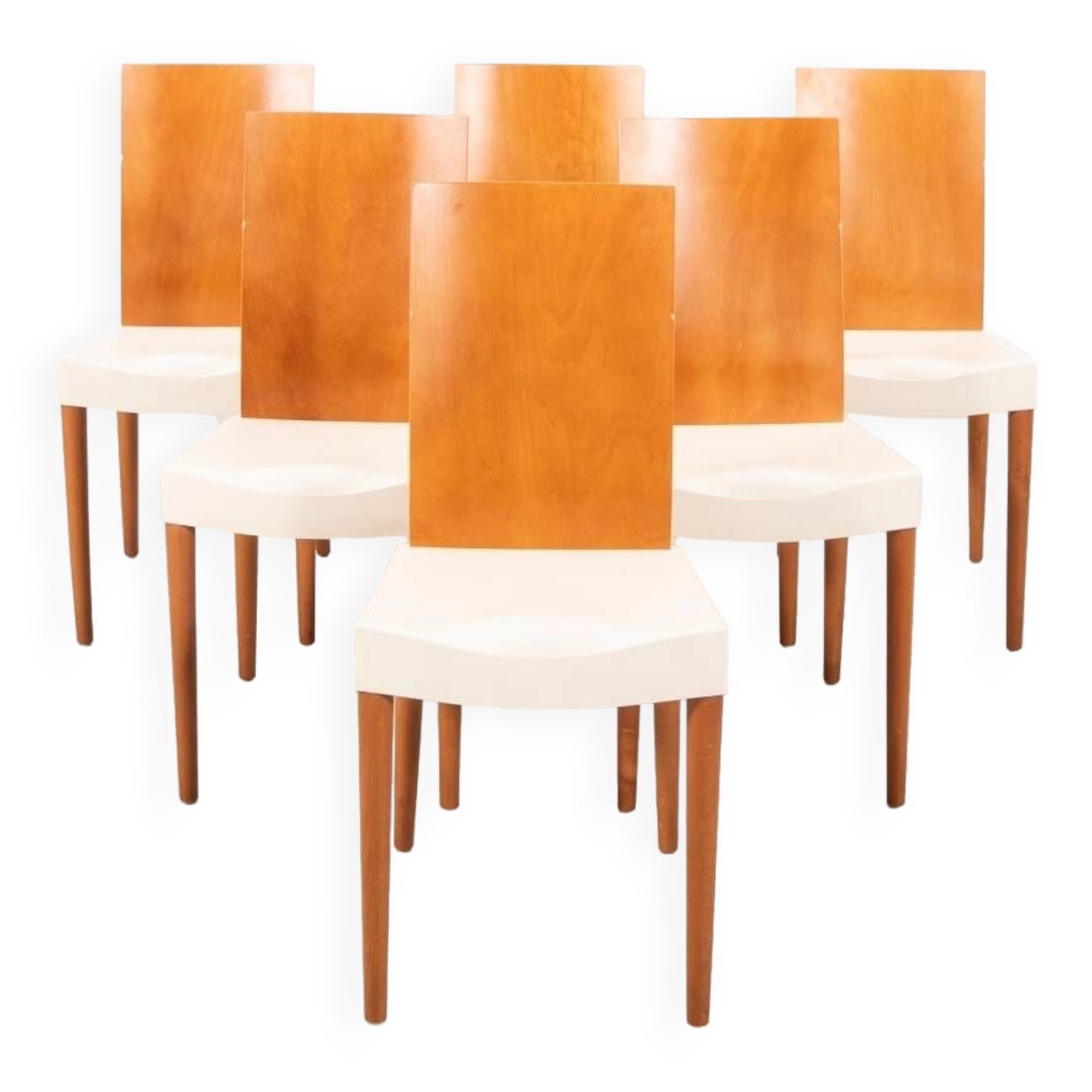 6 Miss Trip designer chairs by Philippe Strack for Kartell