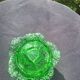 Beurrier chou en verre Portieux ( urane ouraline)