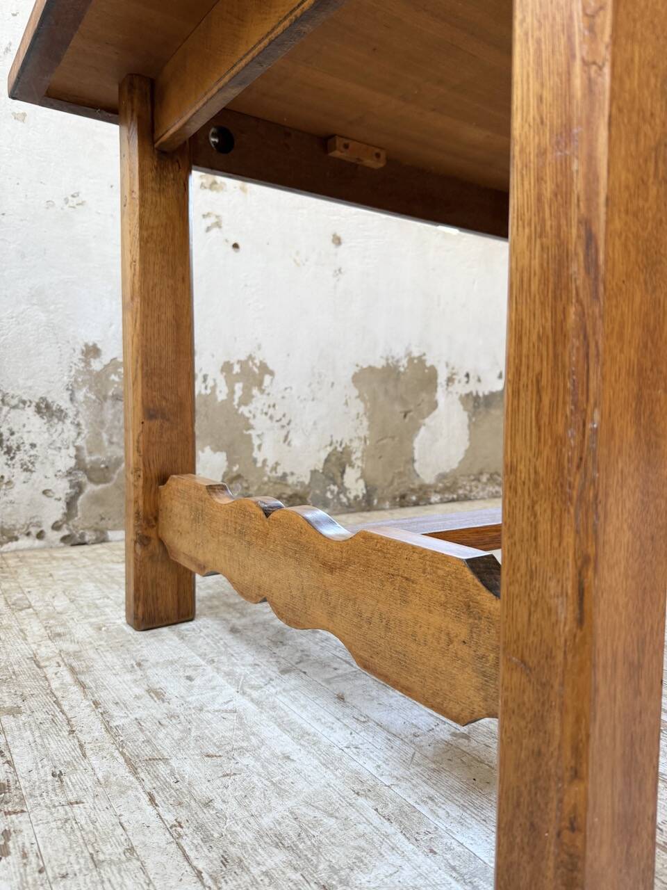 2m oak farmhouse table