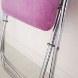 Lilac folding chair 70's
