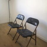 Pair of folding chairs 70