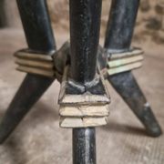 Table bistrot art déco française avec plateau Rex bakélite – c.1930–1940