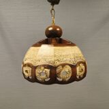 Ceramic hanging lamp, Danish from the 1970s.