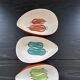 Service de 5 coupelles décor légumes