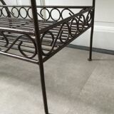 Wrought iron garden trolley