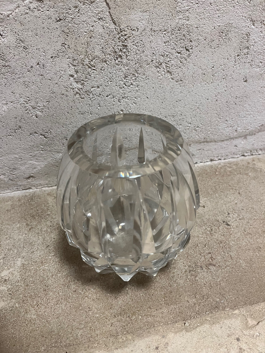 Vase en verre 1960-70