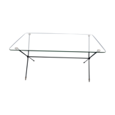 Table basse en verre vintage