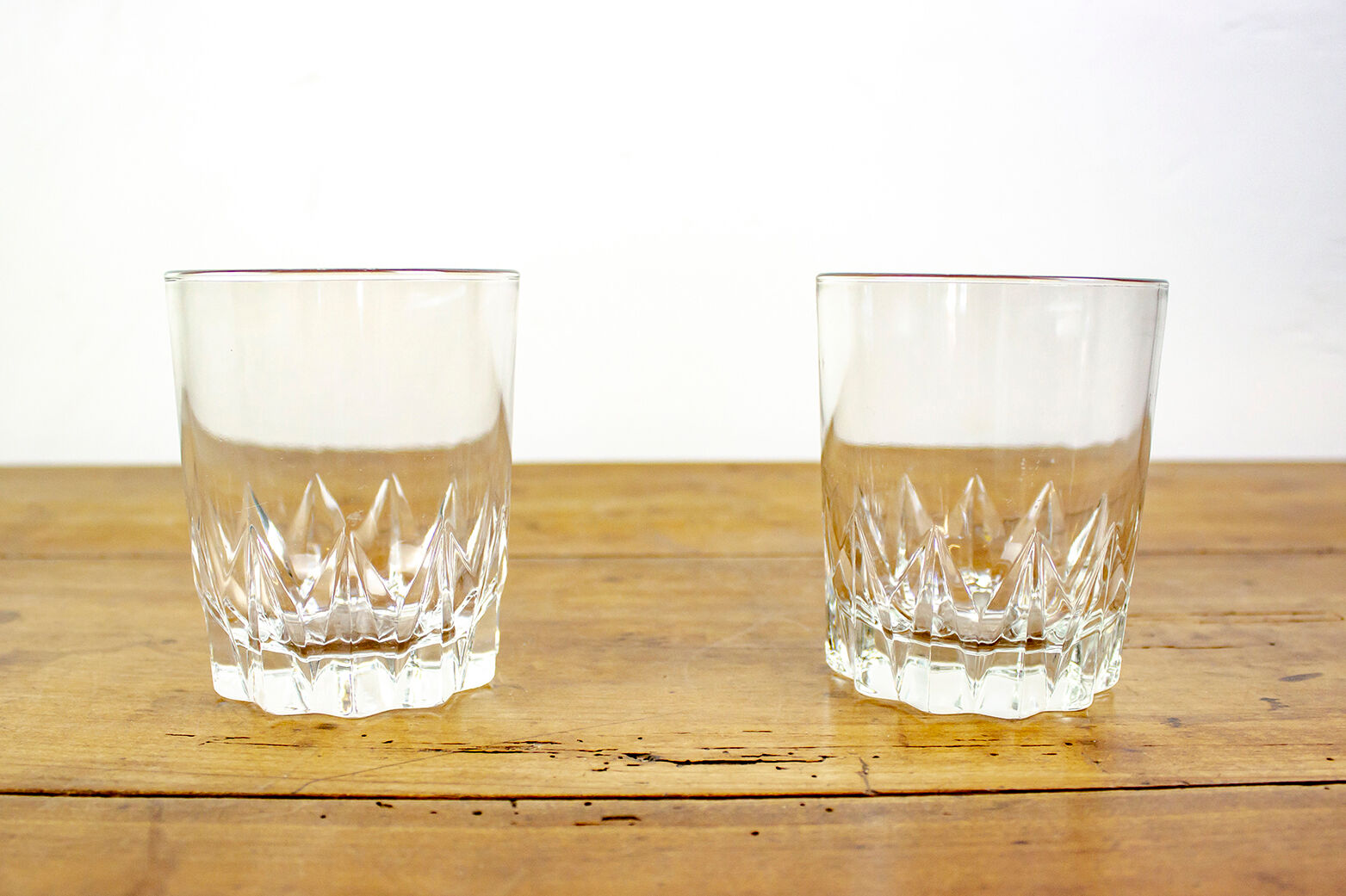 Paire de verres à eau/whisky - style art déco