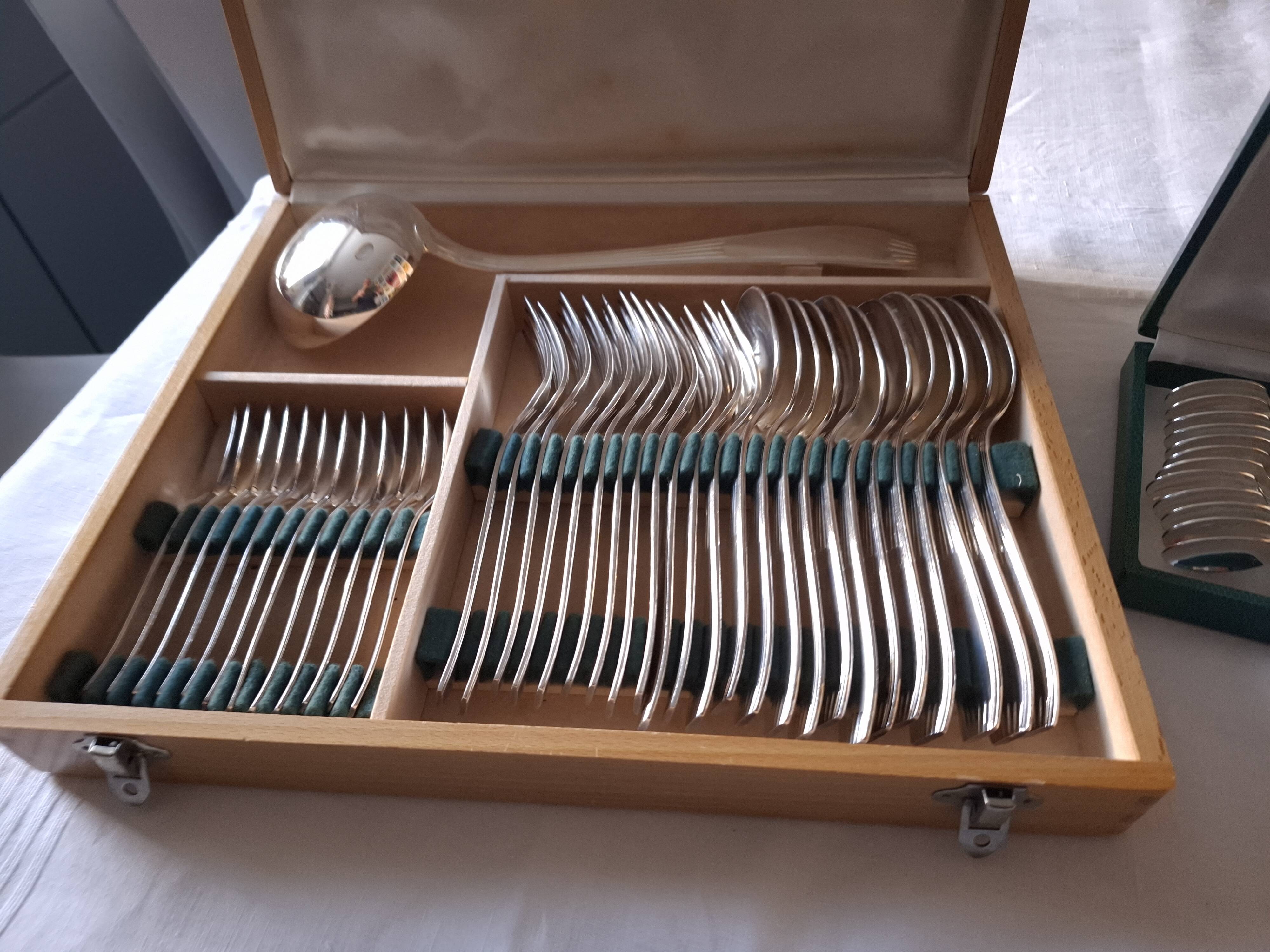 Alfemide christofle 49-piece cutlery set